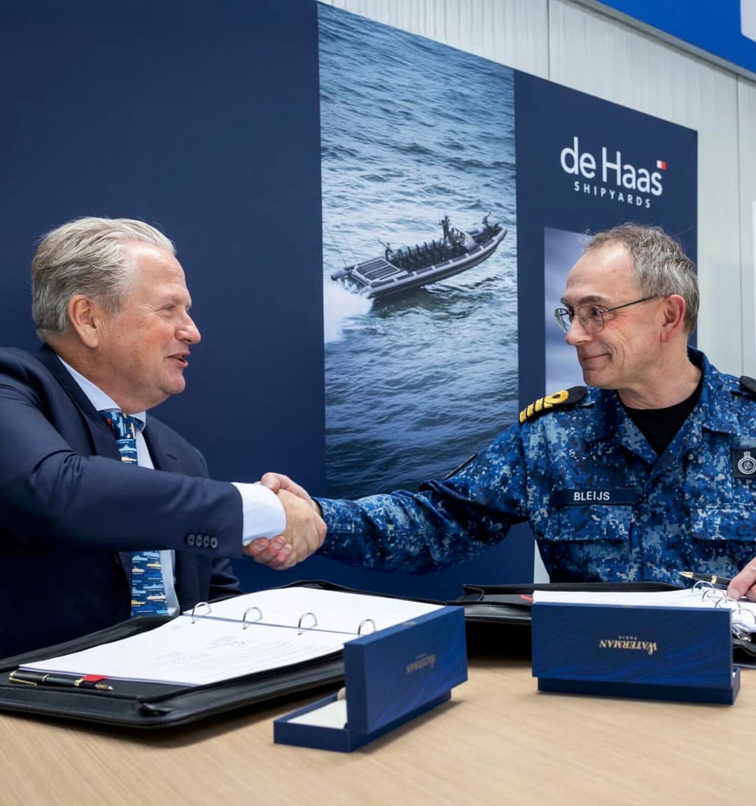 De Haas Shipyards is constructing new vessels for the Ministry of Defence