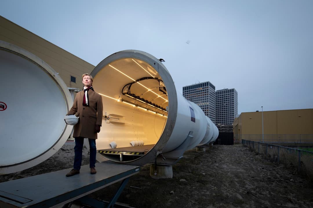 Hyperloop in Rotterdam in 2030